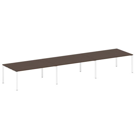 Переговорный стол 3 столешницы Metal System Style БП.ПРГ-3.5 5400x1235x750
