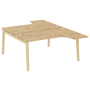 Рабочая станция на деревянных опорах Onix Wood OW.D.SA-4 1580x2395x750
