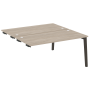 Стол-приставка двойной на деревянных опорах Onix Wood OW.D.SPR-4.8 1580x1635x750