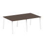 Стол для переговоров (2 столешницы) на А-образном м/к Metal System Style БА.ПРГ-2.1 2000x1235x750