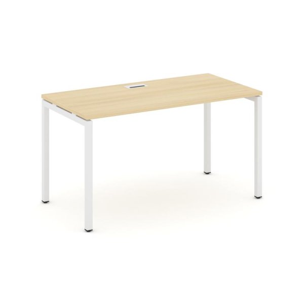 Стол письменный SN-4P.SP-011 (980х700х750) (Акация Лорка/Металл Белый)