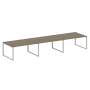 Переговорный стол 3 столешницы Metal System Style БО.ПРГ-3.4 4800x1235x750