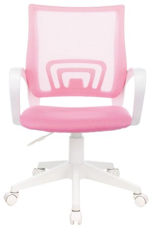 Кресло CH-W695NLT розовый TW-06A TW-13A сетка/ткань крестов. пластик пластик белый (Розовый)