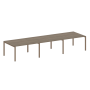 Переговорный стол 3 столешницы Metal System Style БП.ПРГ-3.3 4200x1235x750