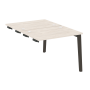 Стол-приставка двойной на деревянных опорах Onix Wood OW.D.SPR-1.7 980x1475x750