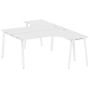Рабочая станция криволинейная Metal System Style БА.РАС-СА-2.4 1600x2435x750