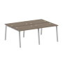 Рабочая станция на 4 рабочих места на А-образном м/к Metal System Style БА.СМ-4.1 2000x1475x750