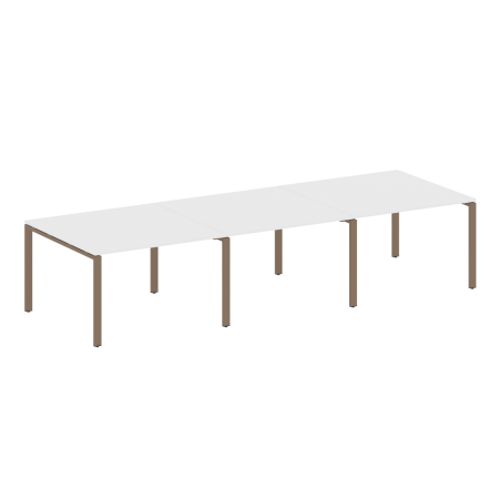 Переговорный стол 3 столешницы Metal System Style БП.ПРГ-3.2 3600x1235x750