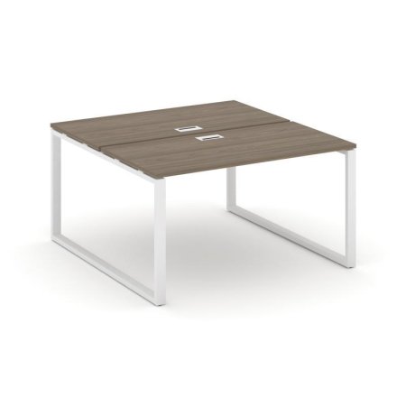 Рабочая станция 2-х сторонняя SN-6O.DRS-002 (1180х1232х750) (Вяз Благородный/Металл Белый)