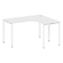 Стол криволинейный правый Metal System Style БП.СА-3 Пр 1400x1200x750