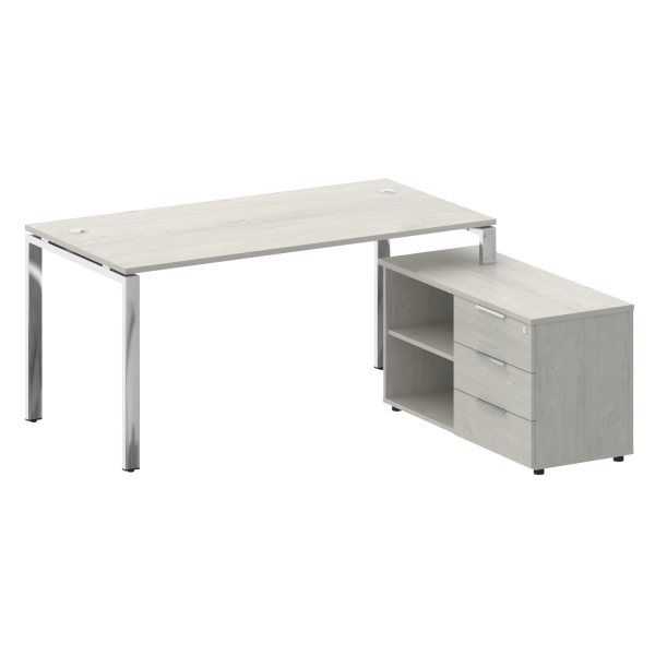 Стол для руководителя с тумбой правый БГ.СРТ-4.8 (R) 1700x1620x750
