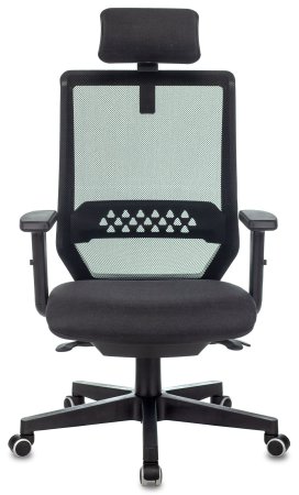 Кресло руководителя Expert черный TW-01 38-418 сетка/ткань с подголов. крестов. пластик (Черный)
