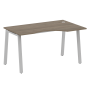 Стол криволинейный правый Metal System Style БА.СА-2 Пр 1400x900x750