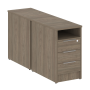 Тумба приставная двойная Metal System Style Б.ТП-2 412x1475x750