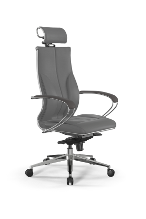 Кресло для руководителя Метта Samurai B2-11K - Infinity /Kc06/Wm06/K2cL/H2cL-3D(M06.B32.G11.W03) (Серый)