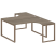 Рабочая станция криволинейная Metal System Style БО.РАС-СА-2.4 1600x2435x750