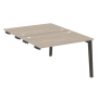 Стол-приставка двойной на деревянных опорах Onix Wood OW.D.SPR-2.8 1180x1635x750
