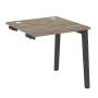 Стол-приставка к опорным элементам на деревянных опорах Onix Wood OW.SPR-0.8 780x800x750