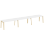 Рабочая станция на деревянных опорах Onix Wood OW.RS-3.4.8 4740x800x750