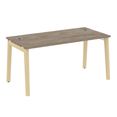 Стол руководителя на деревянных опорах Onix Wood Direct OW.SRR-4.8 1580x800x750