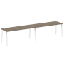 Рабочая станция на 2 рабочих места на А-образном м/к Metal System Style БА.СМ-2.5 3600x720x750