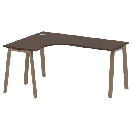 Стол криволинейный левый Metal System Style БА.СА-4 Л 1600x1200x750