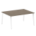 Стол для переговоров (1 столешница) на А-образном м/к Metal System Style БА.ПРГ-1.4 1600x1235x750