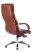 Кресло руководителя T-9927SL светло-коричневый Leather EiCHel кожа крестов. металл хром