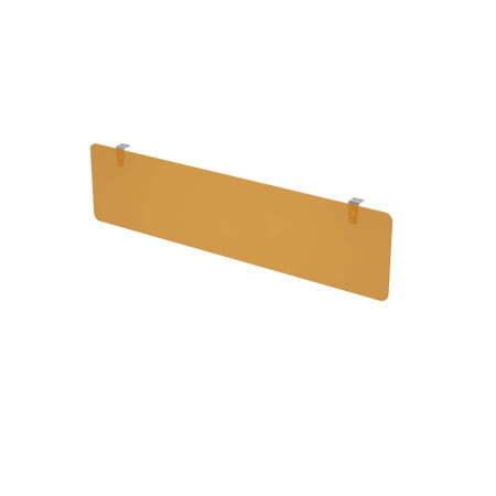 Экран подстольный оргстекло Gloss 9НЭК.010.1 Оранжевый 1200x4x300 (Белый премиум)