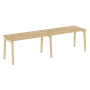 Рабочая станция на деревянных опорах Onix Wood OW.RS-2.3.7 2760x720x750