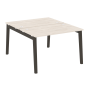 Рабочая станция на деревянных опорах Onix Wood OW.D.RS-2.2.7 1180x1475x750