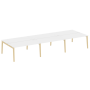 Рабочая станция на деревянных опорах Onix Wood OW.D.RS-6.4.8 4740x1635x750