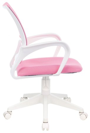 Кресло CH-W695NLT розовый TW-06A TW-13A сетка/ткань крестов. пластик пластик белый (Розовый)