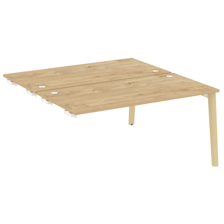 Стол-приставка двойной на деревянных опорах Onix Wood OW.D.SPR-4.8 1580x1635x750