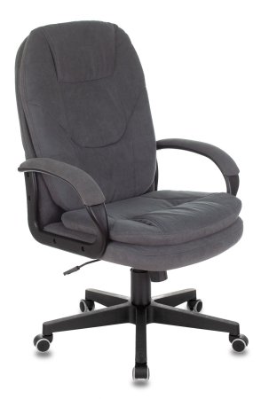 Кресло руководителя CH-868N Fabric серый Alfa 44 крестов. пластик (Серый)