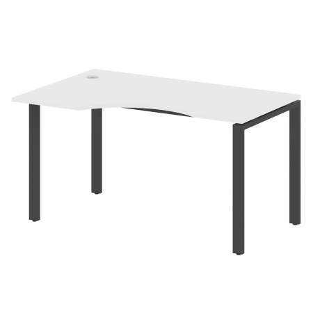 Стол криволинейный левый Metal System Style БП.СА-2 Л 1400x900x750