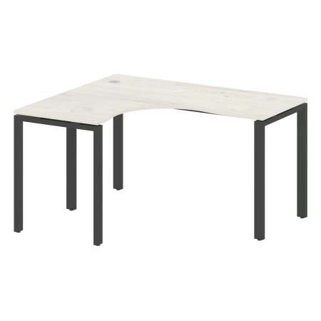 Стол криволинейный левый Metal System Style БП.СА-3 Л 1400x1200x750