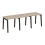 Рабочая станция на деревянных опорах Onix Wood OW.RS-3.0.7 2340x720x750