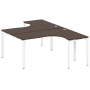 Рабочая станция криволинейная Metal System Style БП.РАС-СА-2.4 1600x2435x750