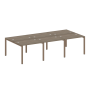 Рабочая станция на 6 раб. мест Metal System Style БП.СМ-6.1 3000x1475x750