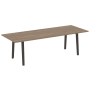 Стол переговорный на деревянных опорах Onix Wood Direct OW.PRG-25 2580x980x750