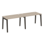 Рабочая станция на деревянных опорах Onix Wood OW.RS-2.2.7 2360x720x750
