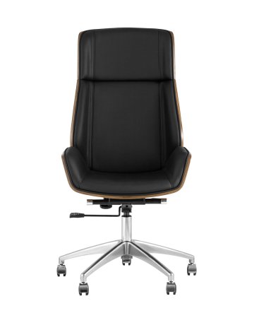 Кресло руководителя TopChairs Crown черное (Компьютерное кресло Crown черный)