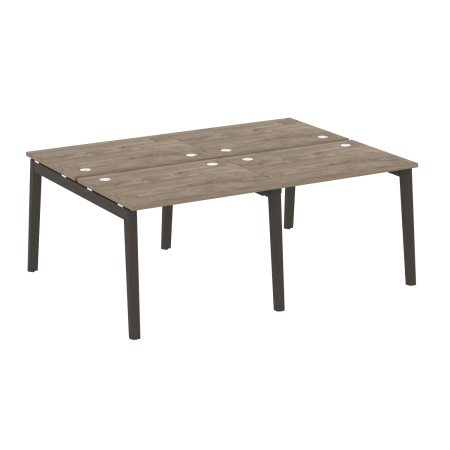 Рабочая станция на деревянных опорах Onix Wood OW.D.RS-4.1.7 1960x1475x750