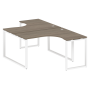 Рабочая станция криволинейная Metal System Style БО.РАС-СА-2.3 1400x2435x750