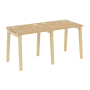 Рабочая станция на деревянных опорах Onix Wood OW.RS-2.0.7 1560x720x750