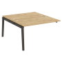 Наборный элемент рабочей станции на деревянных опорах Onix Wood OW.2.NRS-3.8 1380x1635x750
