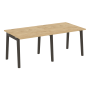 Стол переговорный на деревянных опорах Onix Wood OW.PRG-2.1 1960x980x750