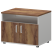 Тумба для оргтехники Смарт СМТ-2ДН Тип2 800x600x625