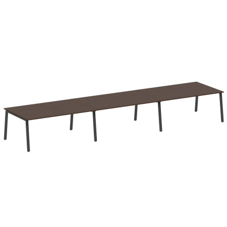 Стол для переговоров (3 столешницы) на А-образном м/к Metal System Style БА.ПРГ-3.5 5400x1235x750